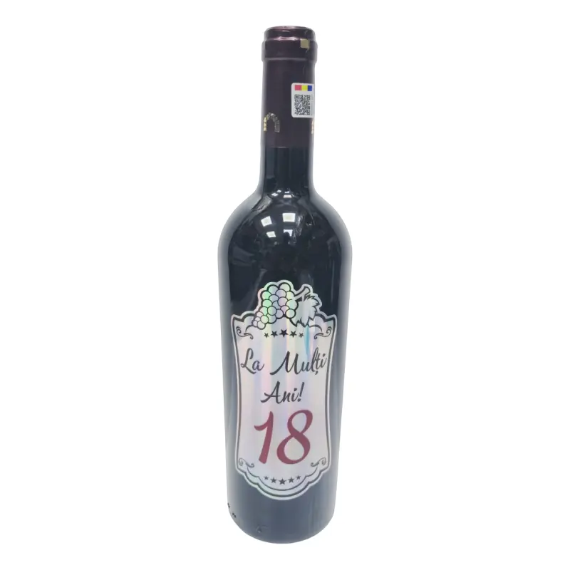 La multi ani 18, vin rosu cabernet sauvignon, demisec, 750ml, 13.5% alcool
